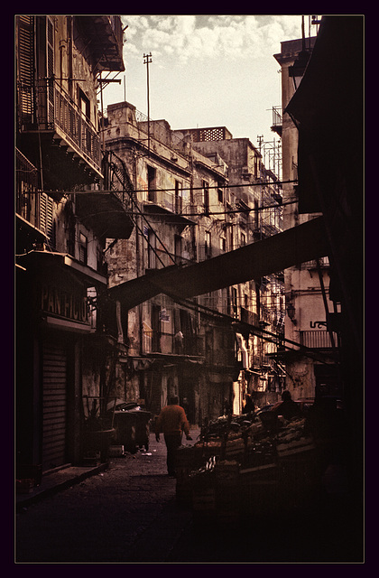 Dark street in Palermo..........