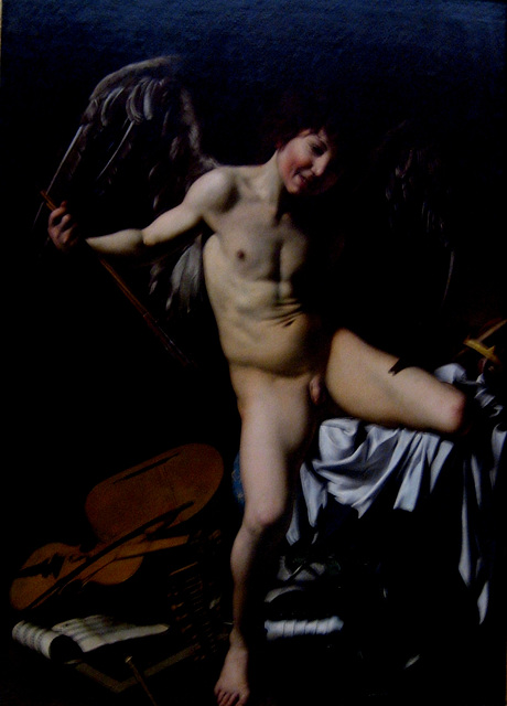 Berlin, Gemäldegalerie, Triumphant Eros - painting (1)