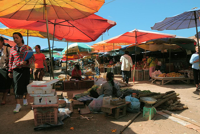 The market in Xayaboury