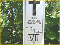 Notre-Dame de Fatima-  Station VII / Bas du fleuve. Québec. CANADA - 22 juillet 2005.