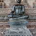 Bronze Buddha statue at Haw Phra Kaew