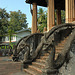 Phaya Naga hand rails to the temple complex