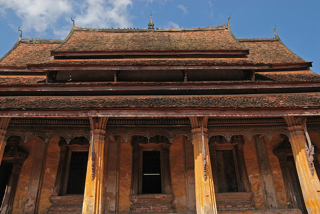 The side front from the Wat Si Saket