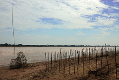 View over the Mekong to the Thai side