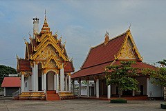 At the Wat Hosantinimit temple premise