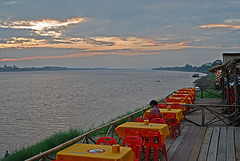 Dinner at Mekongs riverside