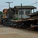 Market beside the highway in Vang Heua