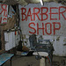 Simple barber shop in Vang Vieng