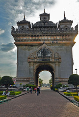 Patuxai in Vientiane