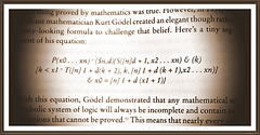 Kurt Godel's equation