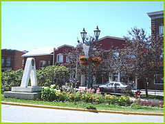 Vue du resto L'Estaminet / Rivière-du-loup,  Québec, CANADA. 24 Juillet 2005.