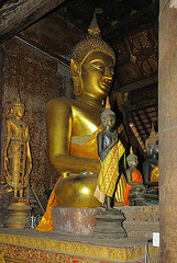 Buddha statue in Wat Xieng Thong
