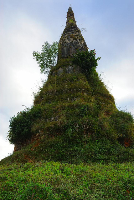 The stupas backside
