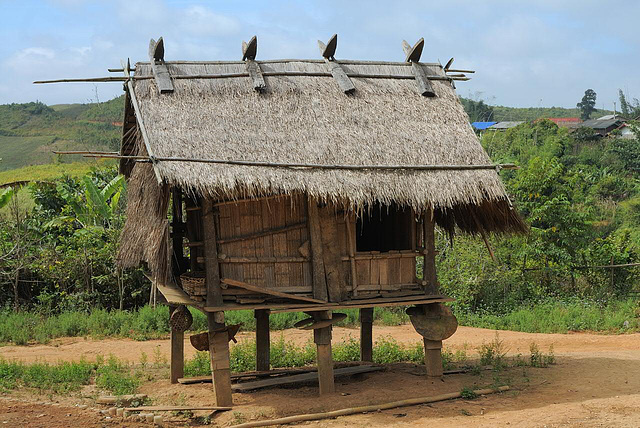 Storage hut in the Hmong village