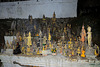 Thousands Buddha images lying in the cave