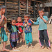 Hmong kids in their village