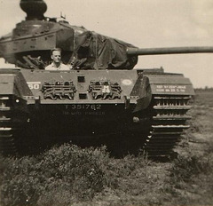 a british tank: pictured in 1950