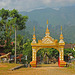 Port to the temple in Pha Thang