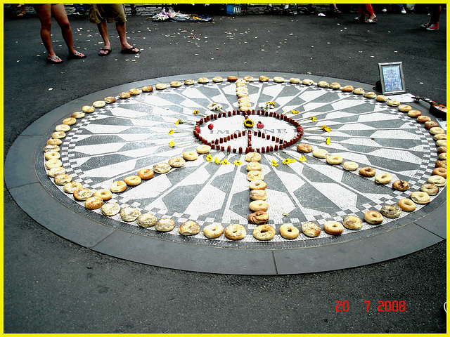 Imagine memories-  Merci  ! / Thanks ! John Lennon -Central park- NYC.