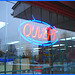 Ouvert !  Open  !    /  Dépanneur du Québec / General store in Quebec. Dans ma ville / Hometown / 7 décembre 2008.