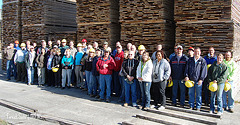 Group Photo at Begley Lumber Company