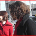 Jeune Déesse sexy en rouge /  Young Goddess in red -  Aéroport Pierre - Elliot Trudeau de Montréal. 18 octobre 2008.