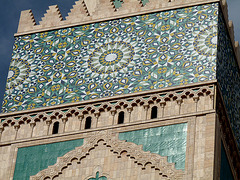 Hassan II Mosque- Minaret Detail #2