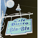 Café Bistro Bla-bla - Photofiltre négatif-Sherbrooke. Québec- 27 Juin 2007