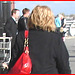 Bourse rouge et Talons marteaux- Red purse and hammer heels-  Montreal PET airport- Aéroport PET de Montréal.