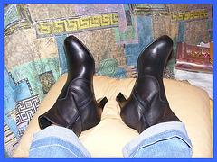 New high-heeled boots of my friend Christiane - Nouvelles Bottes à Talons Hauts de mon Amie Christiane