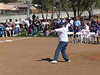 Mayor Parks Pitches First Ball