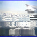 Aile et nuages - Vol Air Transat Bruxelles-Montréal- 29 octobre 2008-Reflet dans l'eau des nuages- Photofiltre.