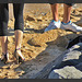 Ester's sandy dancing heels candid shot  -  Dancing in the sand in high heels shoes - Talons hauts dansant dans le sable.