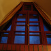 Room's window  -  Fenêtre de chambre /  Abbaye de St-Benoit-du lac au Québec  - 7-02-2009  -  Photo originale
