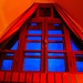 Room's window  -  Fenêtre de chambre /  Abbaye de St-Benoit-du lac au Québec  - 7-02-2009  - Couleurs ravivées