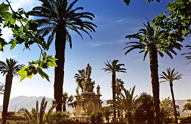Palermo - Statue of Phillip V of Spain Palermo - Statue of Phillip V of Spain