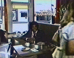 Timothy Brown in some cafe
