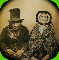 Vétéran de la Guerre de Sécession et sa femme