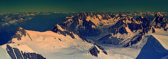 Panorama from Mont Blanc du Tacul - 4248 m