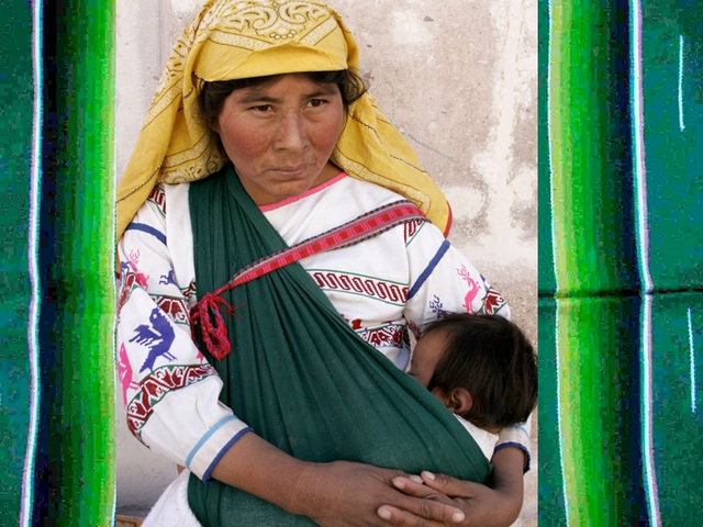 Femme Huichol, Mexique Femme Huichol, Mexique