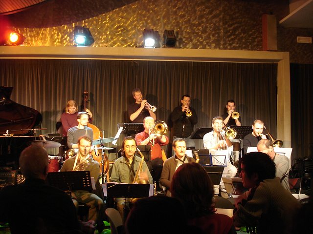 Bruxelles, Belgique - Big band au Jazz Station-  8 novembre 2007.