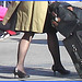 Belle rousse en talons hauts avec des jambes de Déesse - Redhead Lady in high heels with hot calves- Montreal PET Airport - Aéroport de Montréal .