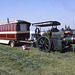Traction Engine and Caravan