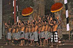 Kecak dancers