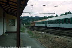 Train at Olbramovice, Bohemia (CZ), 2008