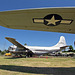 Consolidated B-24M Liberator wing - Boeing KC-97-L Stratofreighter in background (8340)