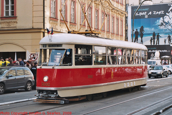 DPP #5002 on Narodni Trida, Picture 2, Prague, CZ, 2008