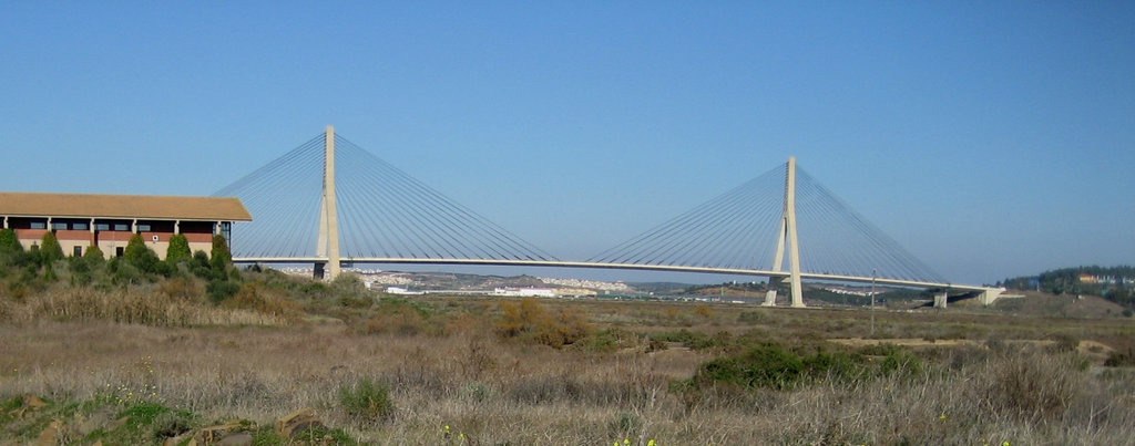 Algarve, Bridge of Vila Real de Santo António, between Portugal and Spain
