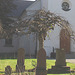 Cimetière et église / Cemetery & church - Ängelholm.  Suède / Sweden.  23 octobre 2008