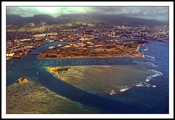 approaching Honolulu.....
